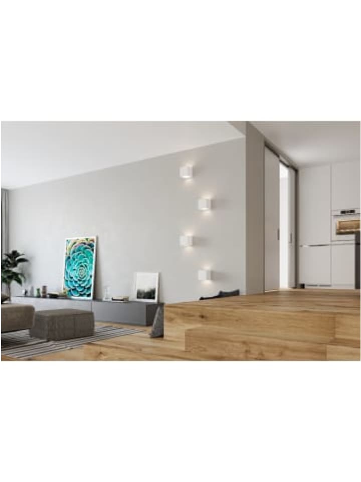 Nice Lamps Wandleuchte LEO in weiss H 14cm günstig kaufen onesize