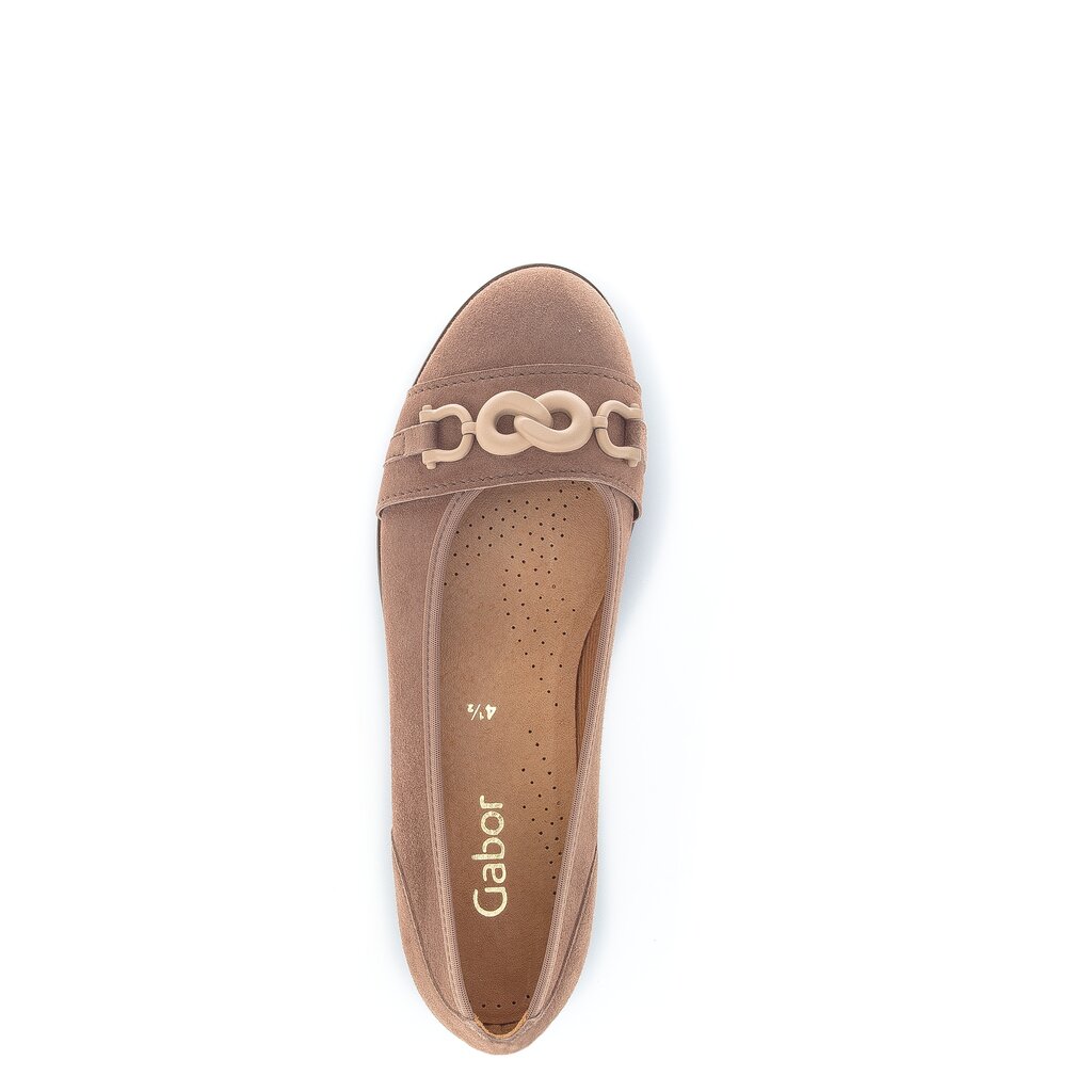 Gabor fashion Sportliche Ballerina braun