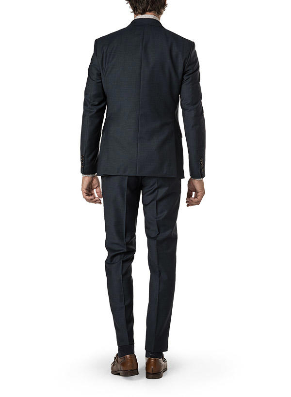 JOOP!, Anzug Herby-Blayr, Slim Fit, Schurwolle, nachtblau meliert