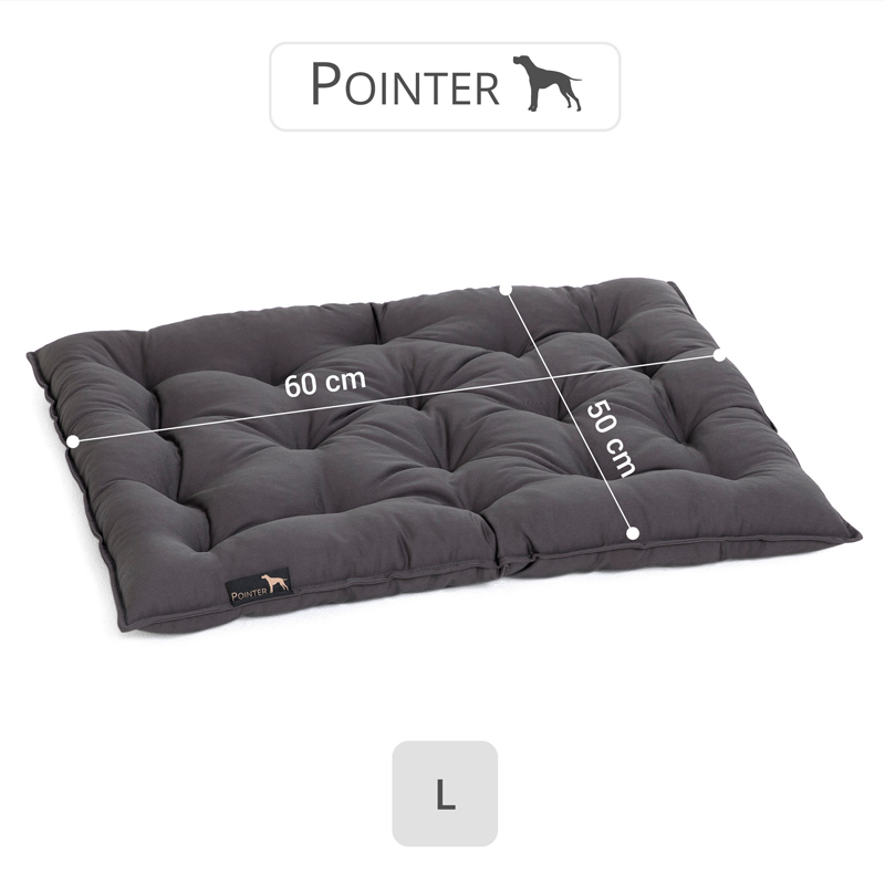 Pointer Hundekissen Pointer Liegekissen Urban anthrazit L