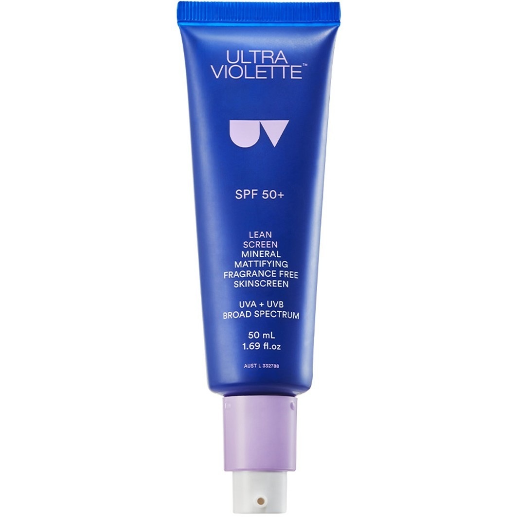 Lean Screen Mineral Mattifying Fragrance Free Skinscreen SPF50+