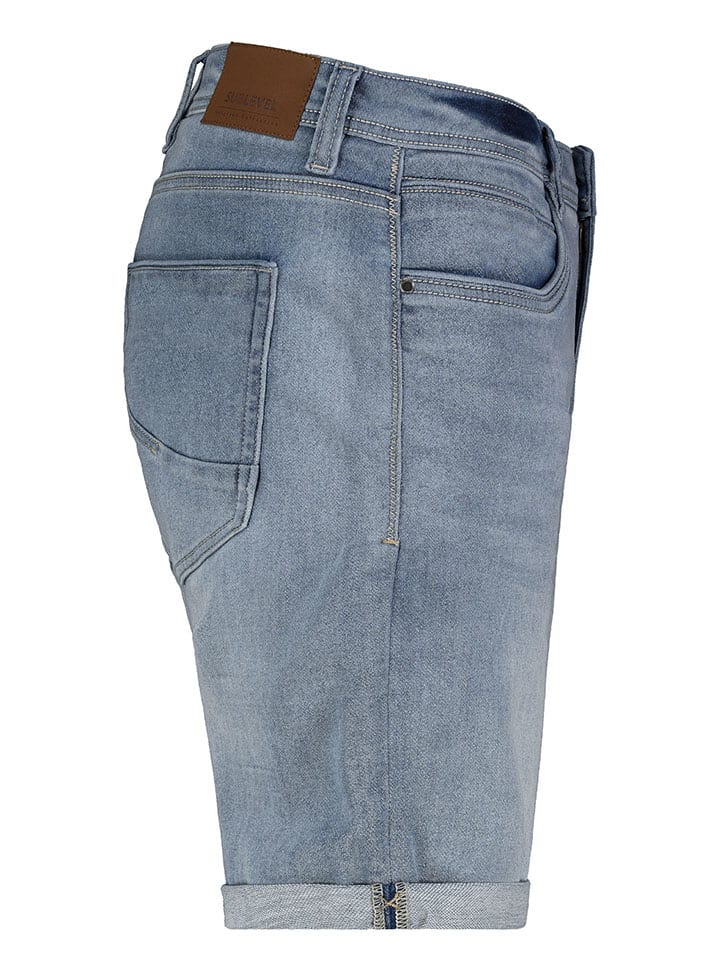 Authentic Style Jeans-Bermudas in Hellblau günstig kaufen