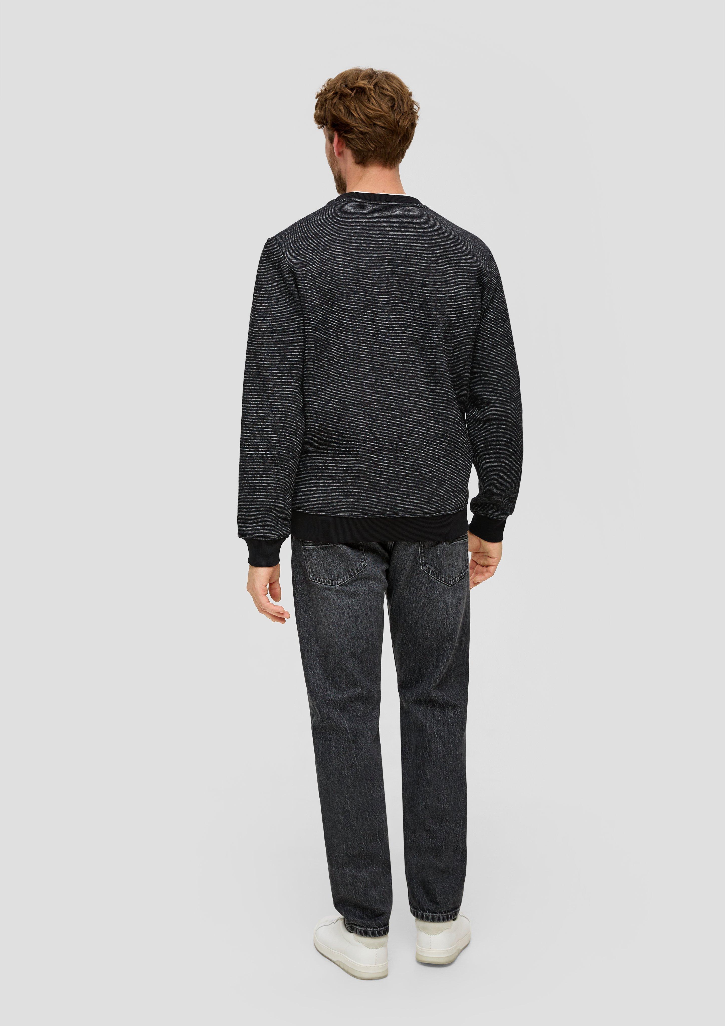 Sweatshirt mit gummiertem Schriftprint  2138685-99D1
