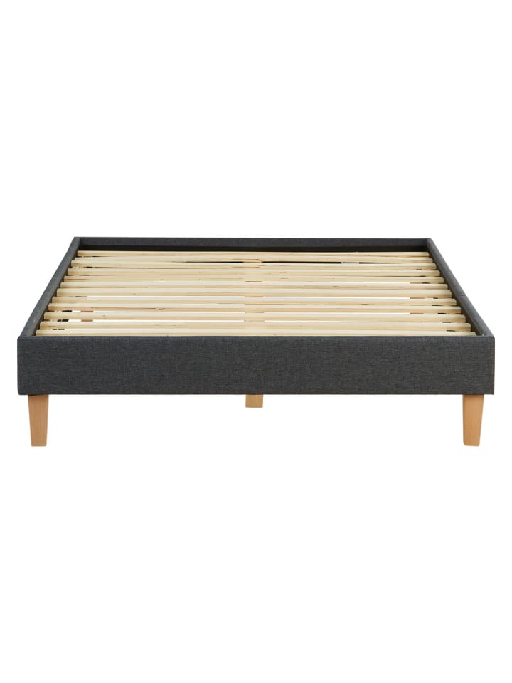 Homestyle4u Polsterbett mit Lattenrost 120x200 cm in Grau günstig kaufen