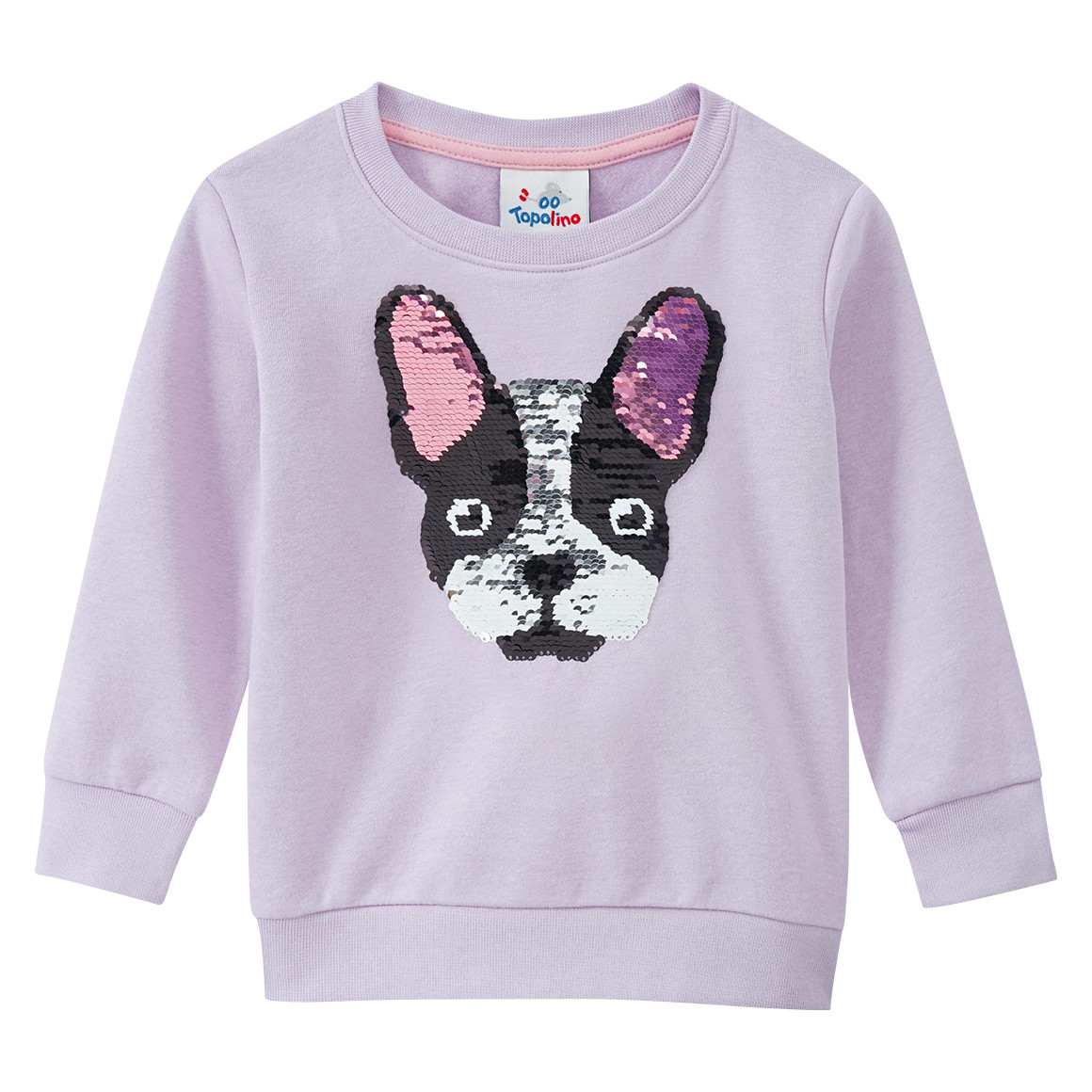 Mädchen Sweatshirt mit Wendepailletten