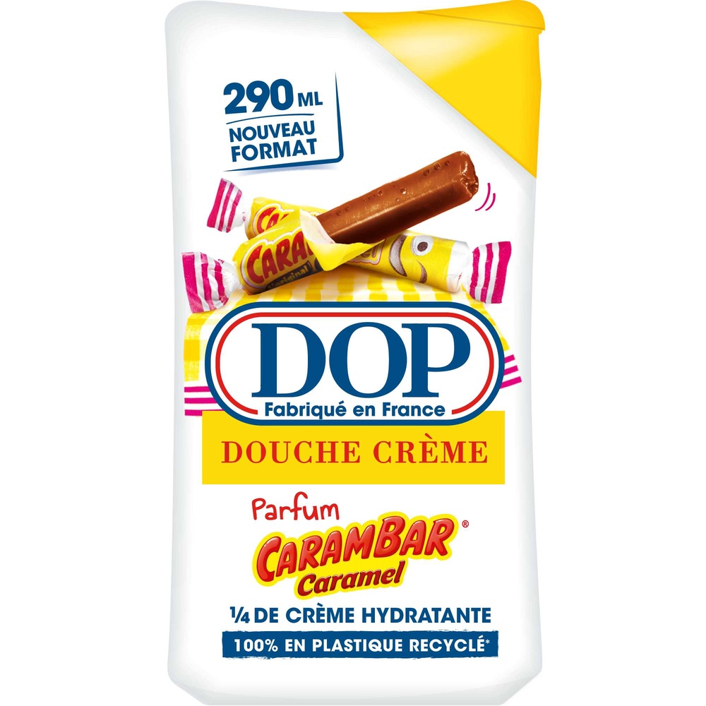 DOP Dop Gel douche Crème Parfum Carambar Caramel 290ml Gel douche