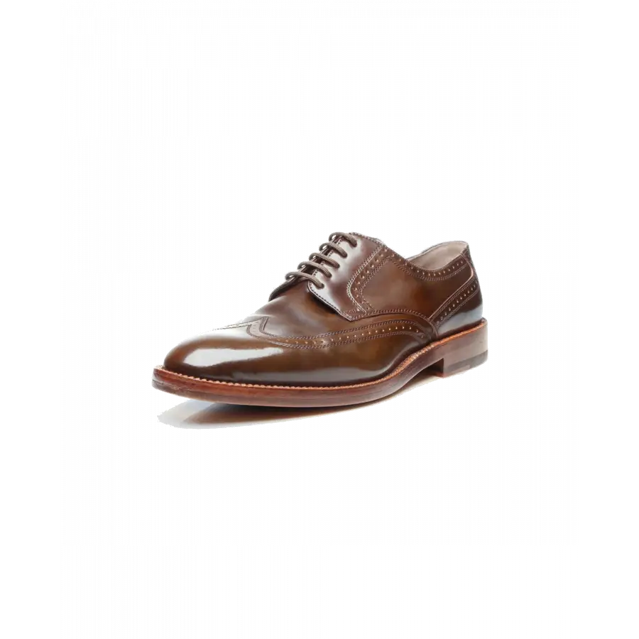 Heinrich Dinkelacker - Businessschuhe Derby LUZERN FULL-BROGUE C Cordovan - braun