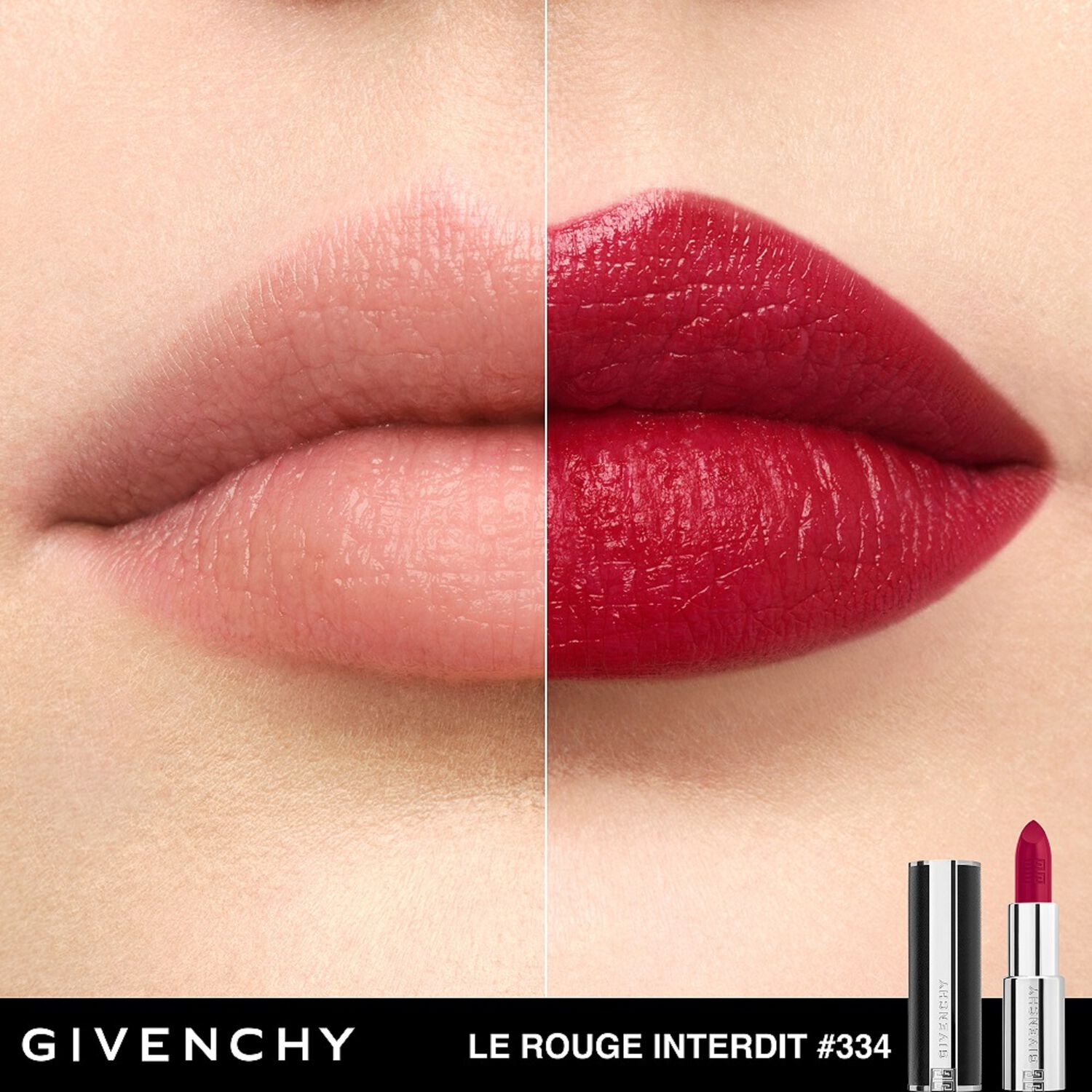 Givenchy Le  Rouge Interdit Intense  Silk Recharge Rouge à Lèvres