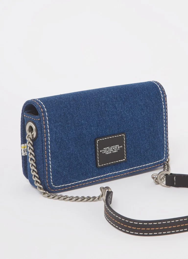 Mini torebka jeansowa Marc Jacobs na ramię