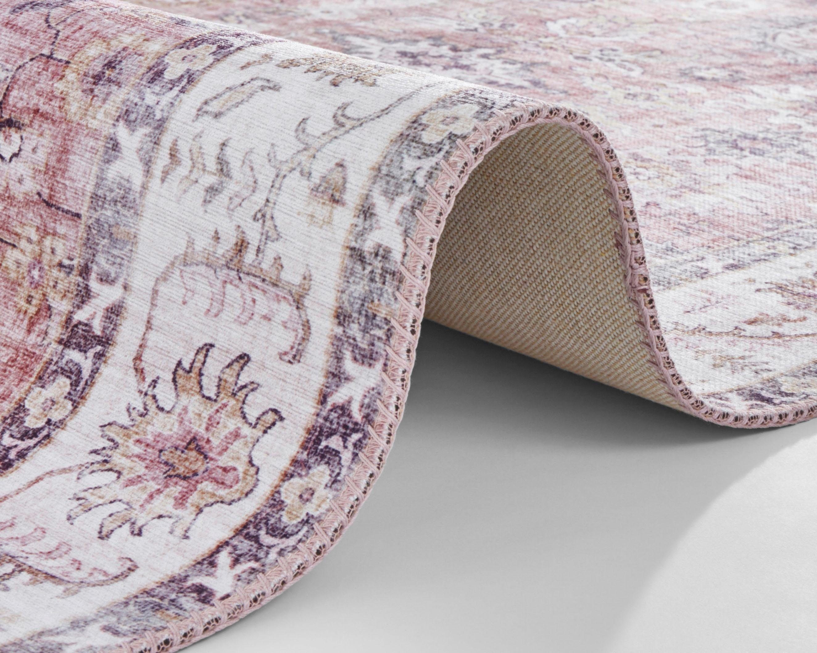 Teppich Vivana, NOURISTAN, rechteckig, Höhe: 5 mm, Orientalisch, Orient, Vintage, Wohnzimmer, Schlafzimmer, Esszimmer
