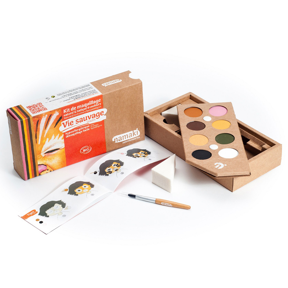 namaki Kit 8 couleurs Vie sauvage Maquillage de déguisement