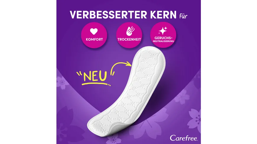 Carefree Plus Long Slipeinlagen ohne Duft