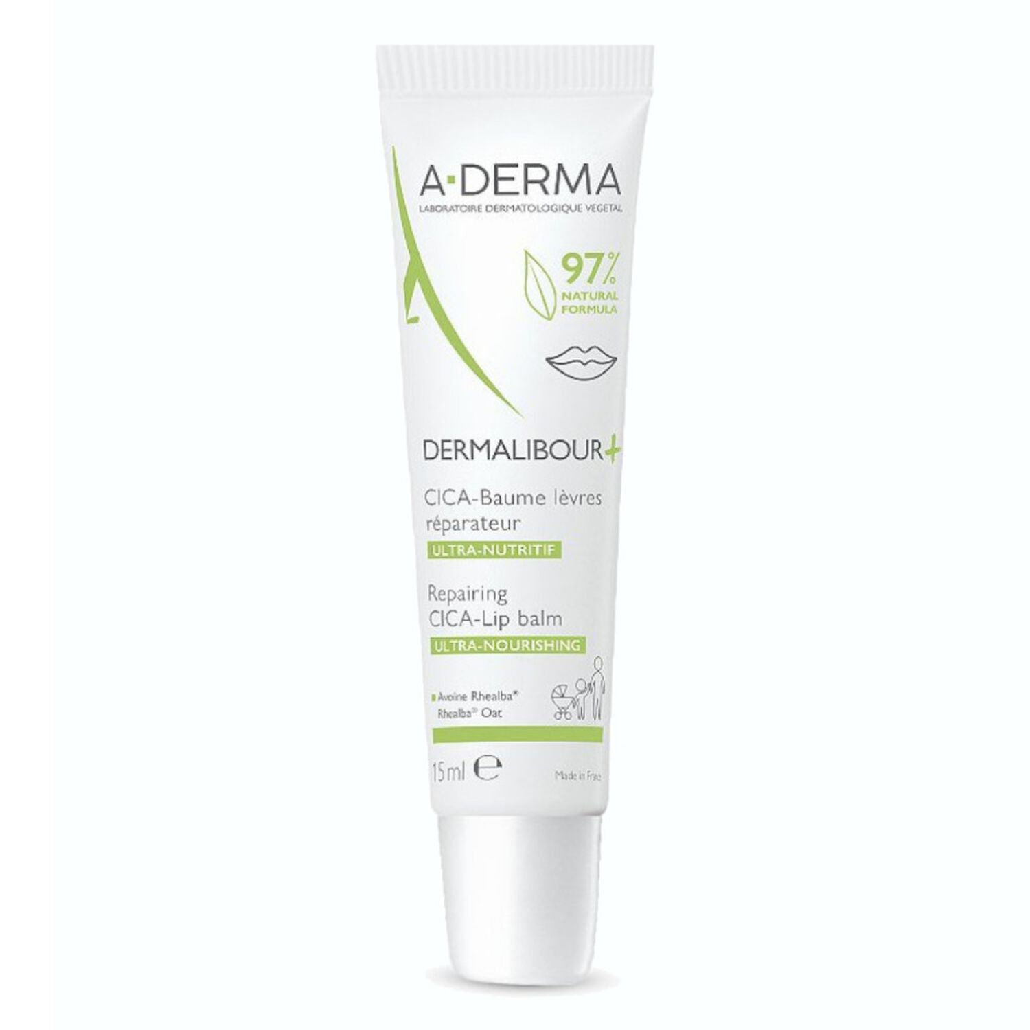 a-derma Dermalibour + Cica Baume Lèvres Réparateur