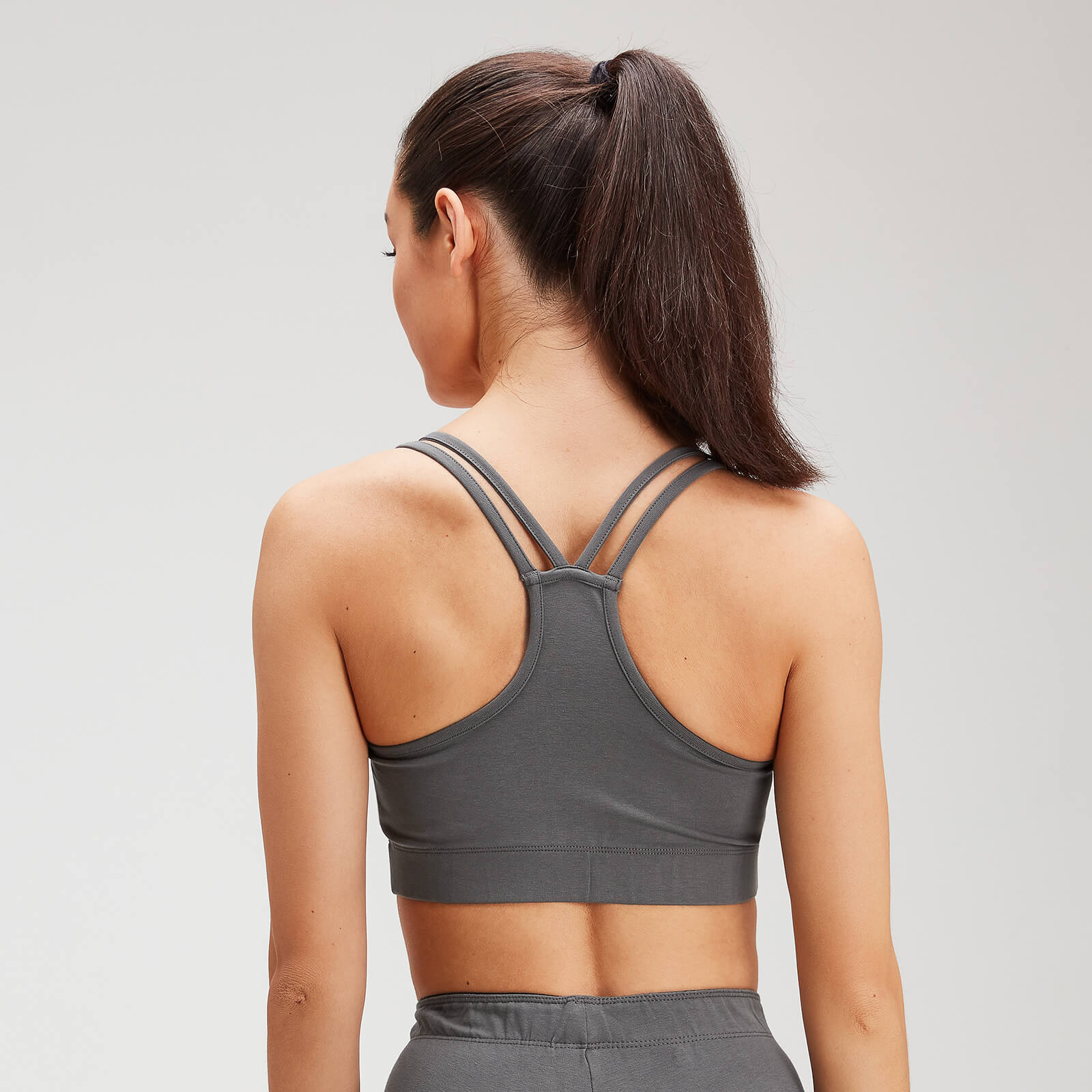 Brassière de sport MP Originals pour femmes – Carbone