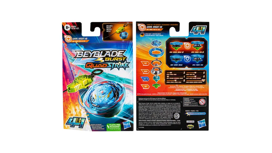 Hasbro - Beyblade Burst QuadStrike Starter Pack, 1 Stück, sortiert