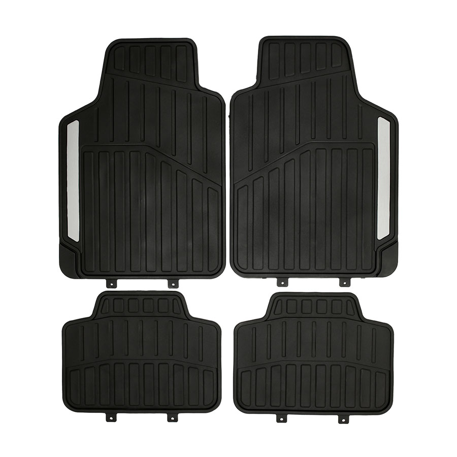 Norauto Universal Gummi-Fußmatten "Sport" im 4-teiligem Set, schwarz - ATU
