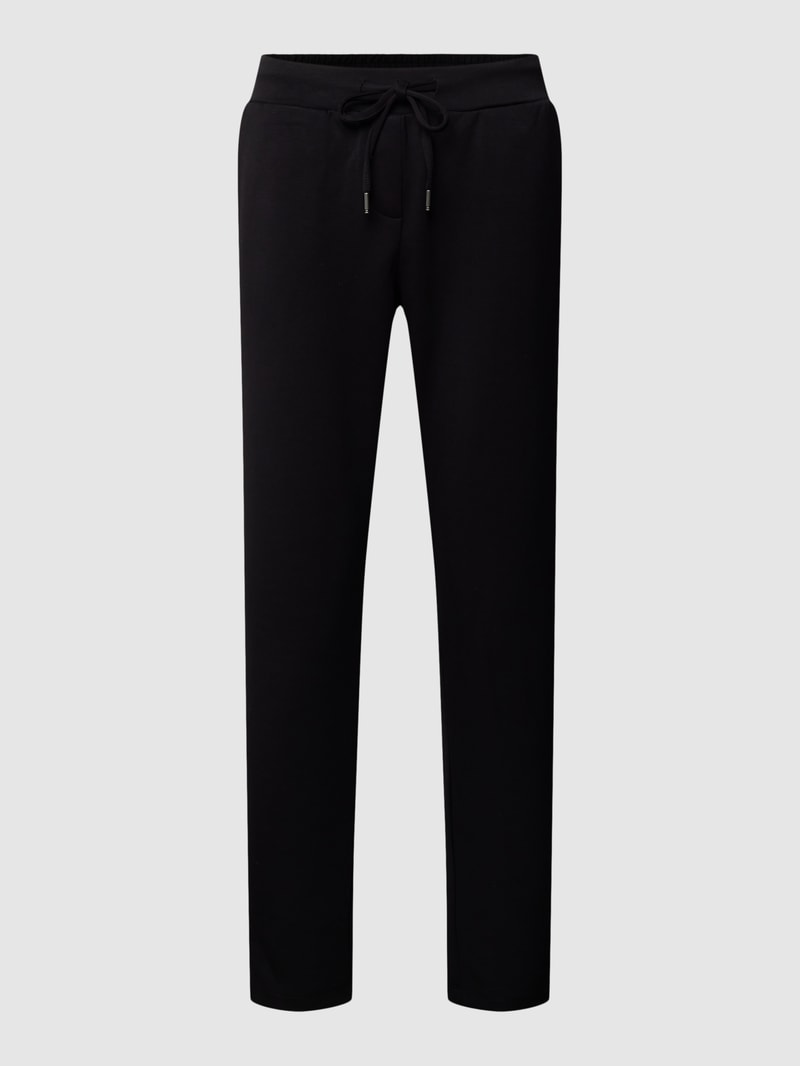 Sweatpants mit elastischem Bund Modell 'BANU' in schwarz