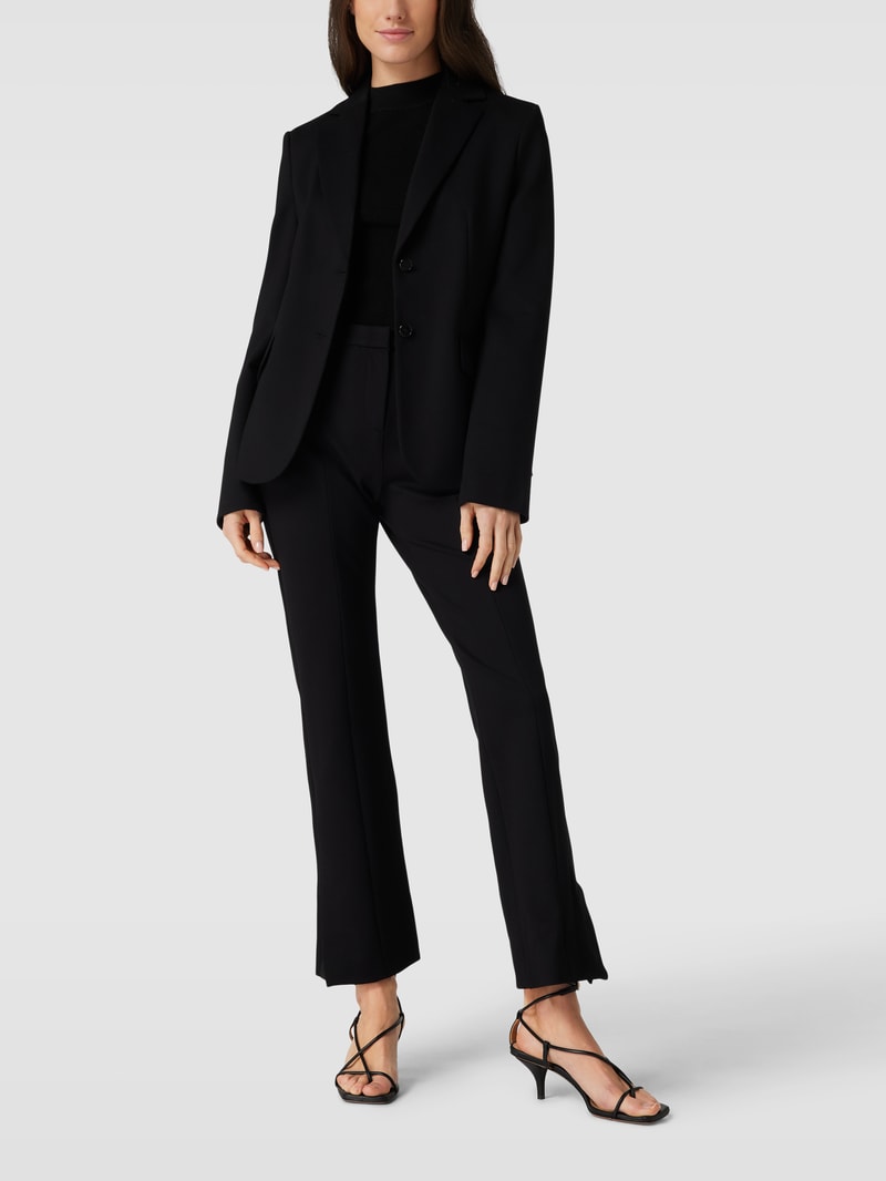Blazer mit Reverskragen Modell 'PUNTO' in schwarz