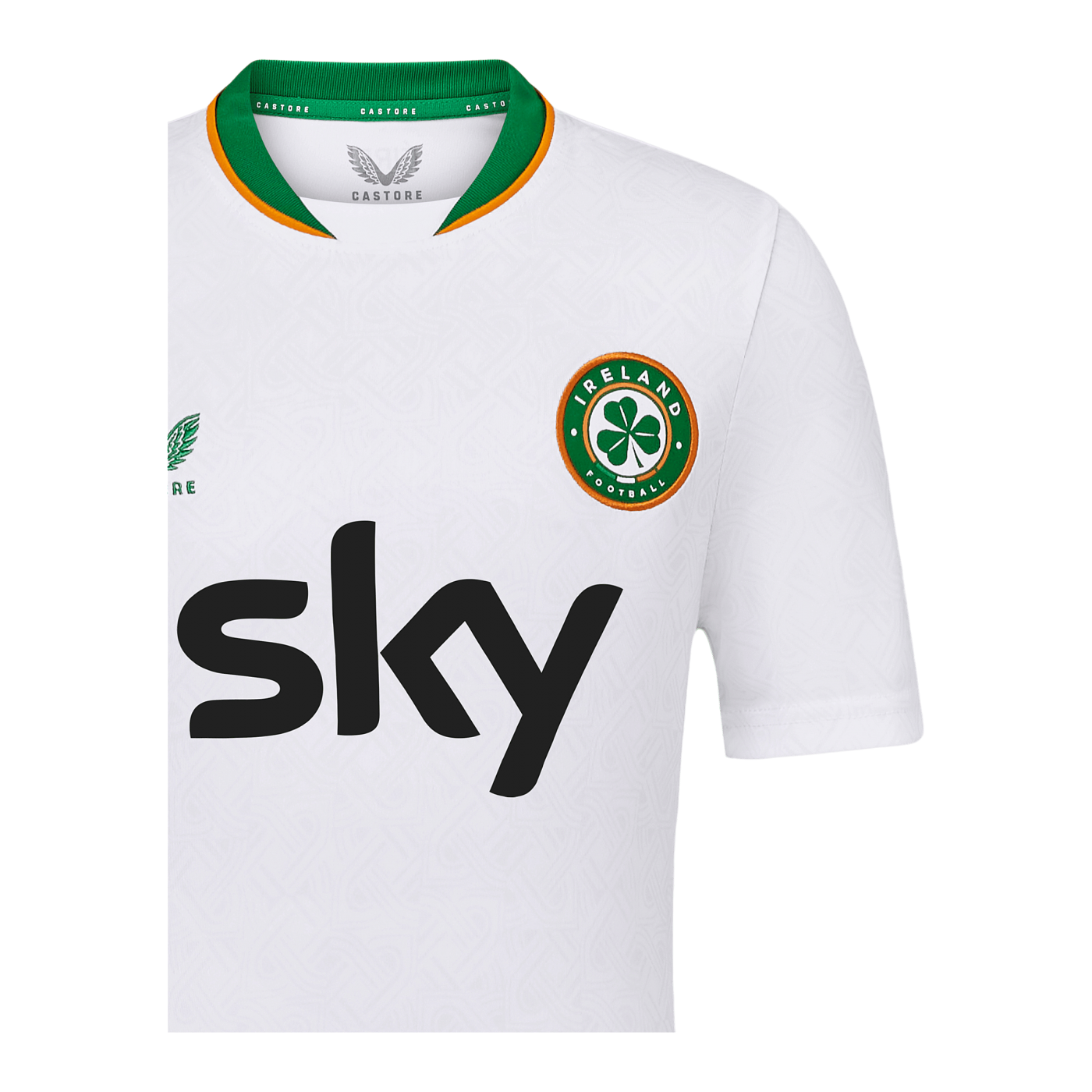 Castore Irland Trikot Away 2024 Kids Weiss F001