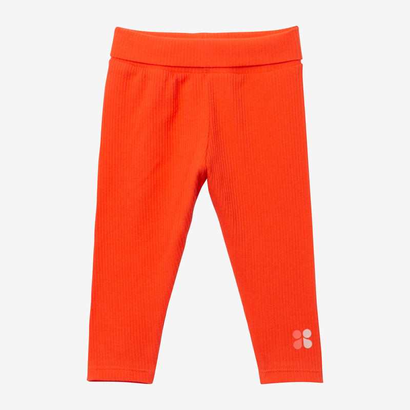 Leggings bébé côtelé orange Catimini