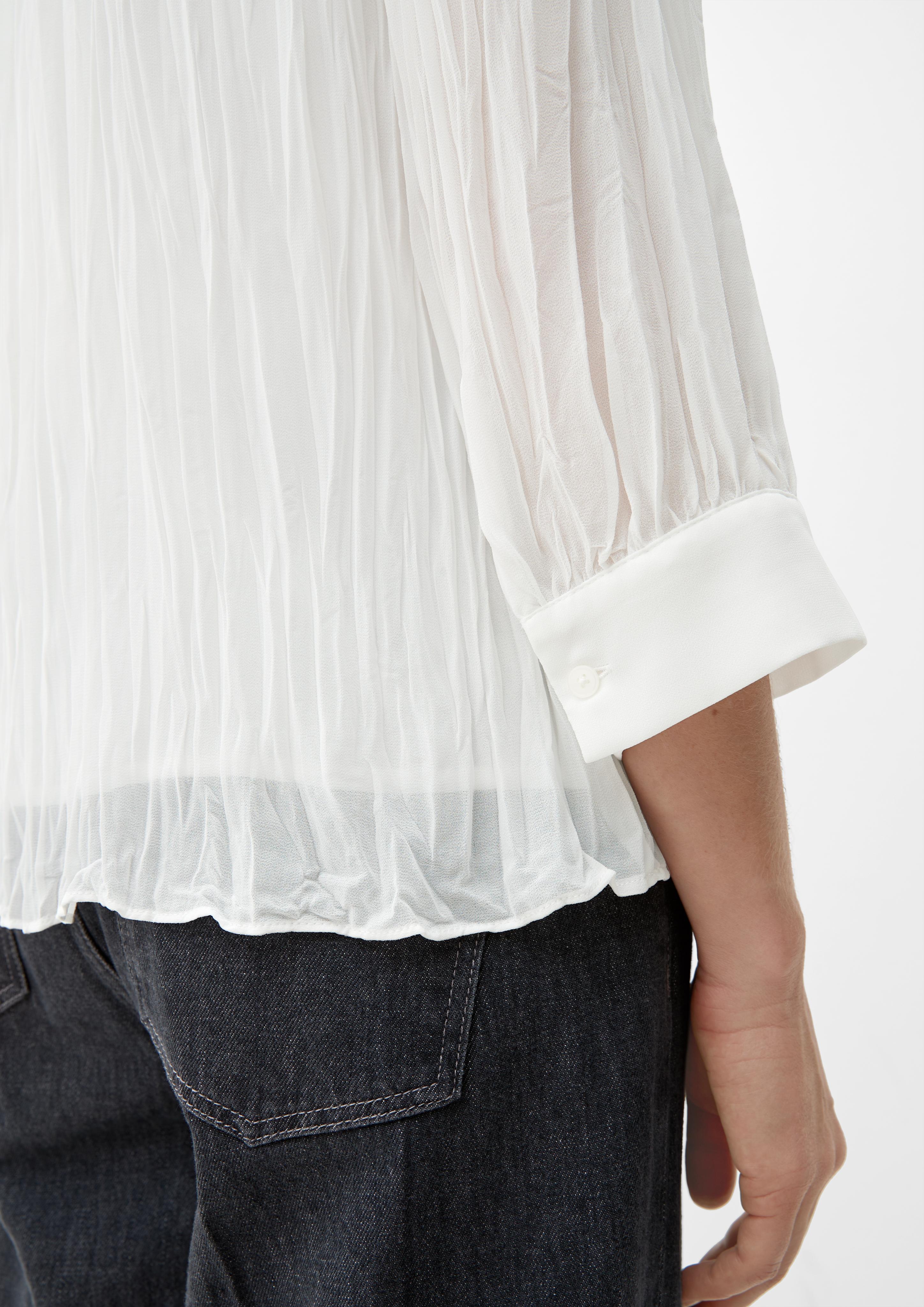Chiffonbluse mit 3/4-Ärmeln  2129647-0200