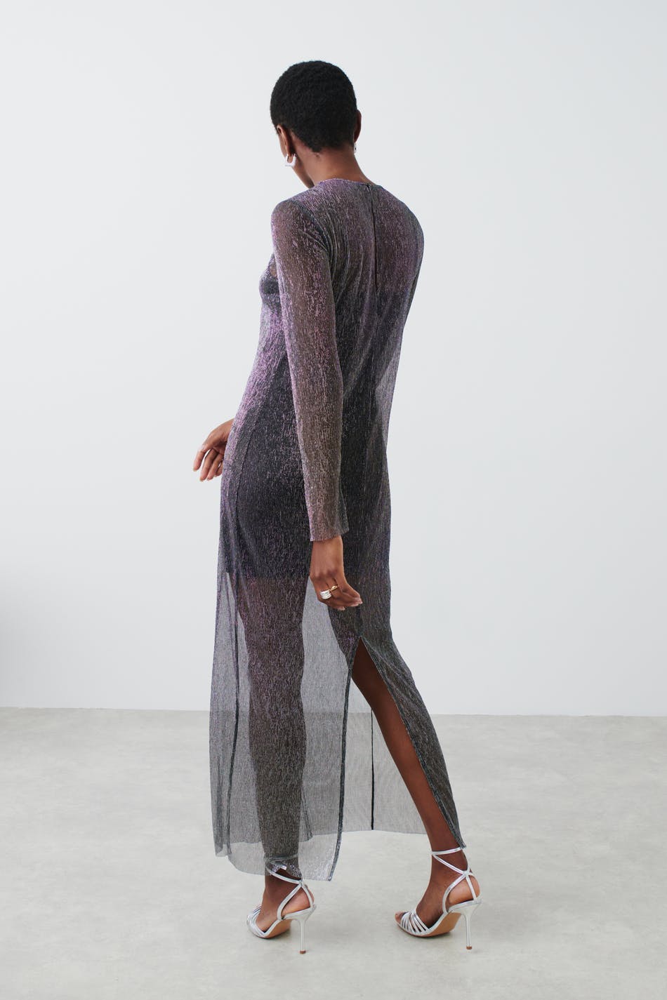 Maxi glitter dress