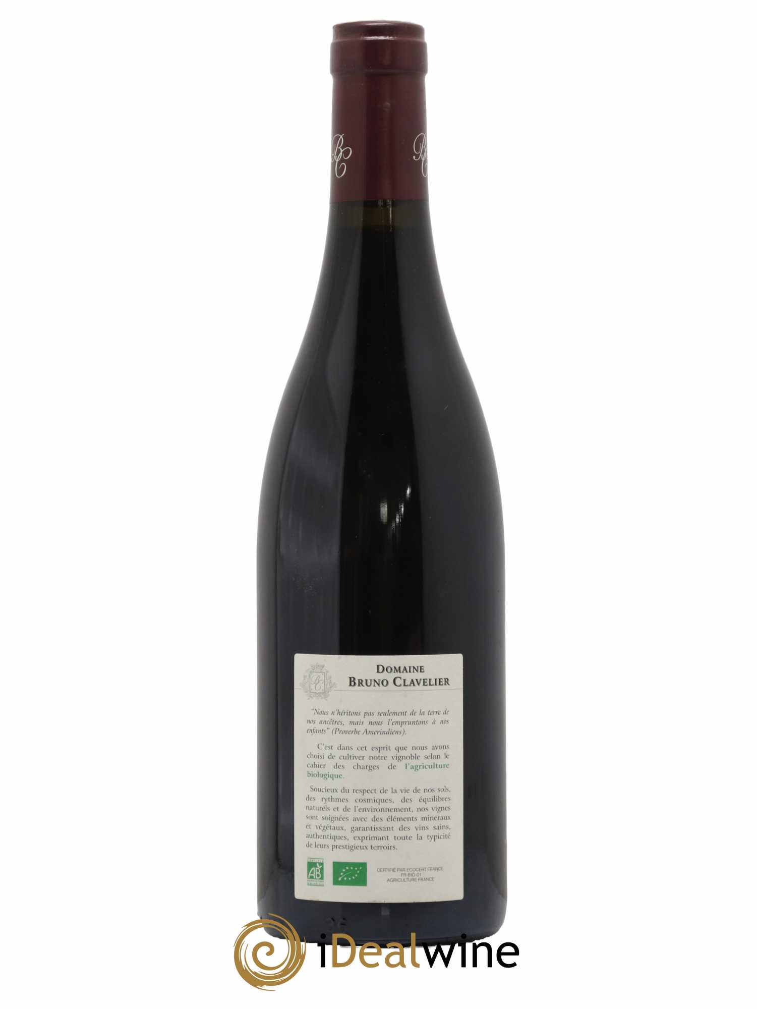 Vosne-Romanée 1er Cru Aux Brulées Vieilles Vignes Bruno Clavelier  2015 - Lot de 1 Bouteille