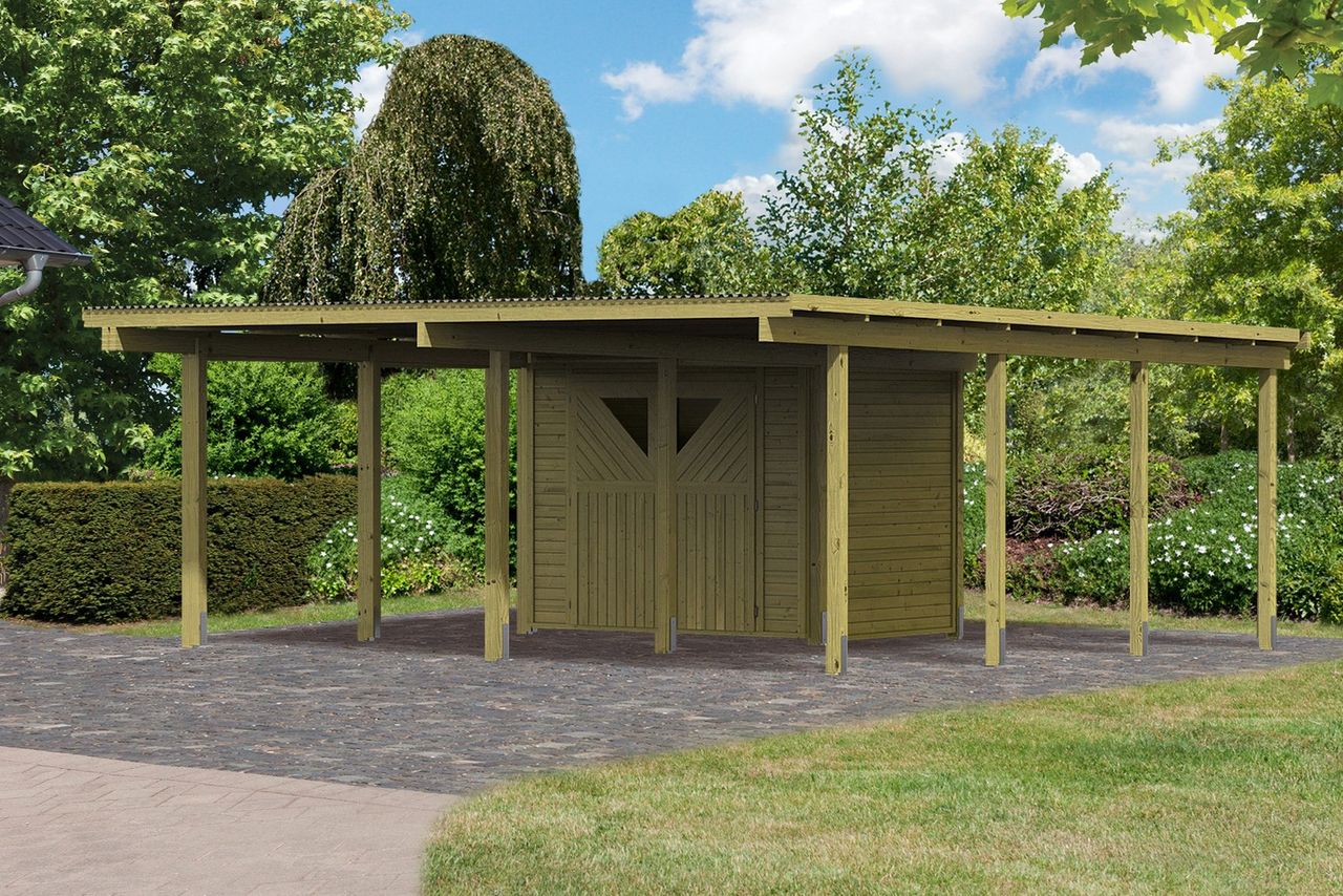 Karibu Doppelcarport 