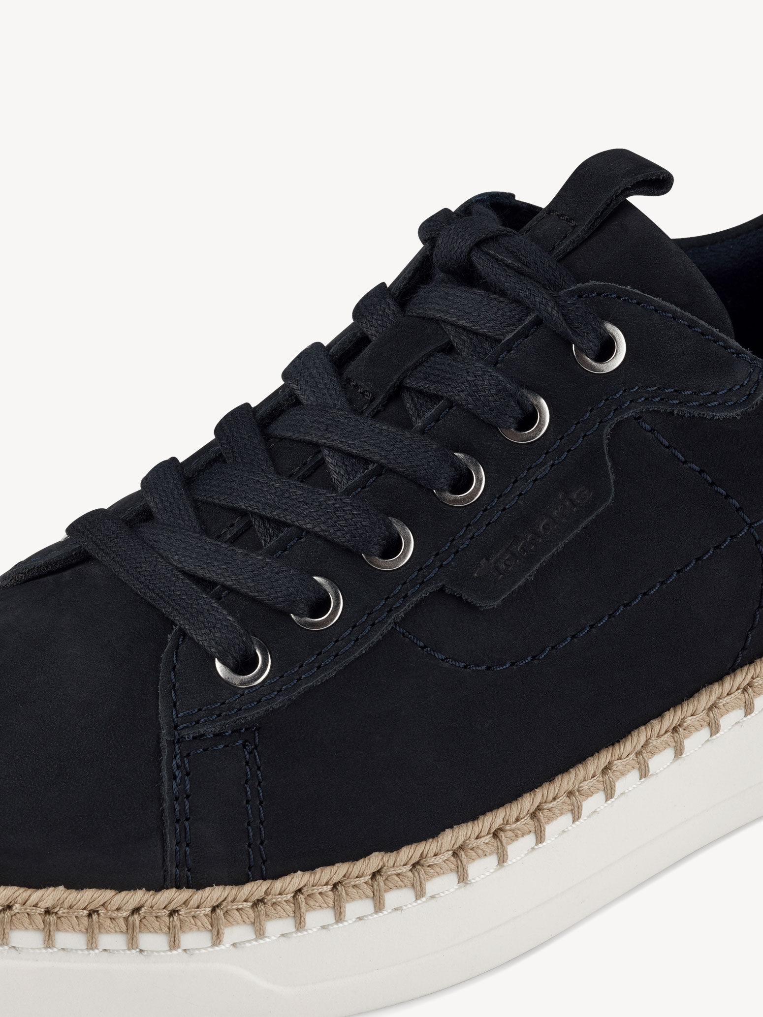 Basket en cuir - bleu