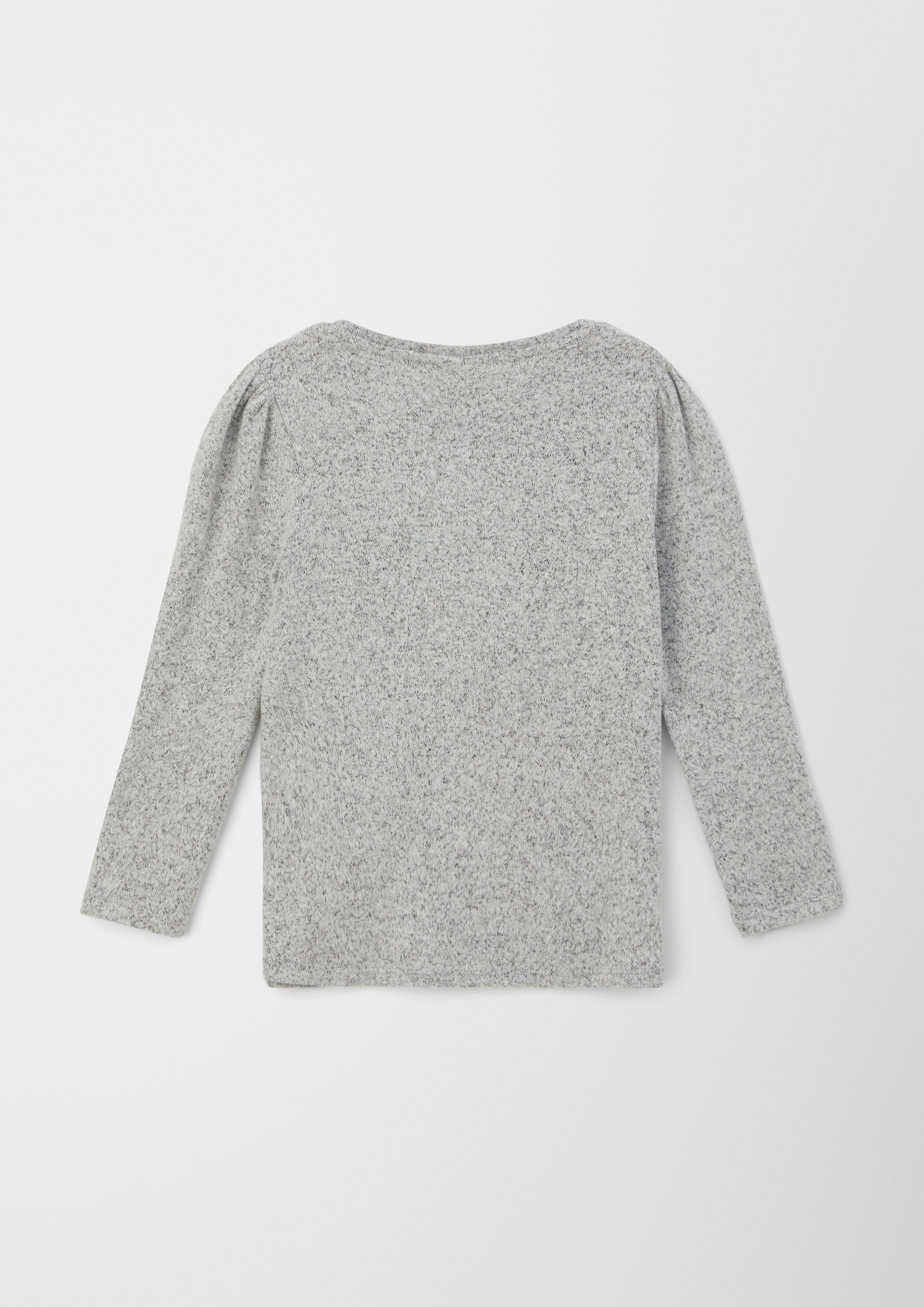 Langarmshirt mit Herzstickerei  2119723-94W4