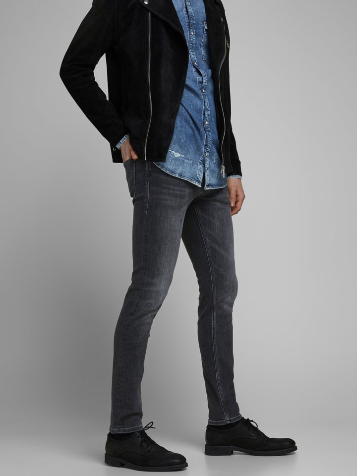 Jack & Jones Jeans GLENN Skinny Tapered JJI GLENN ORIGINAL AM in Schwarz-2 günstig kaufen W31/L34