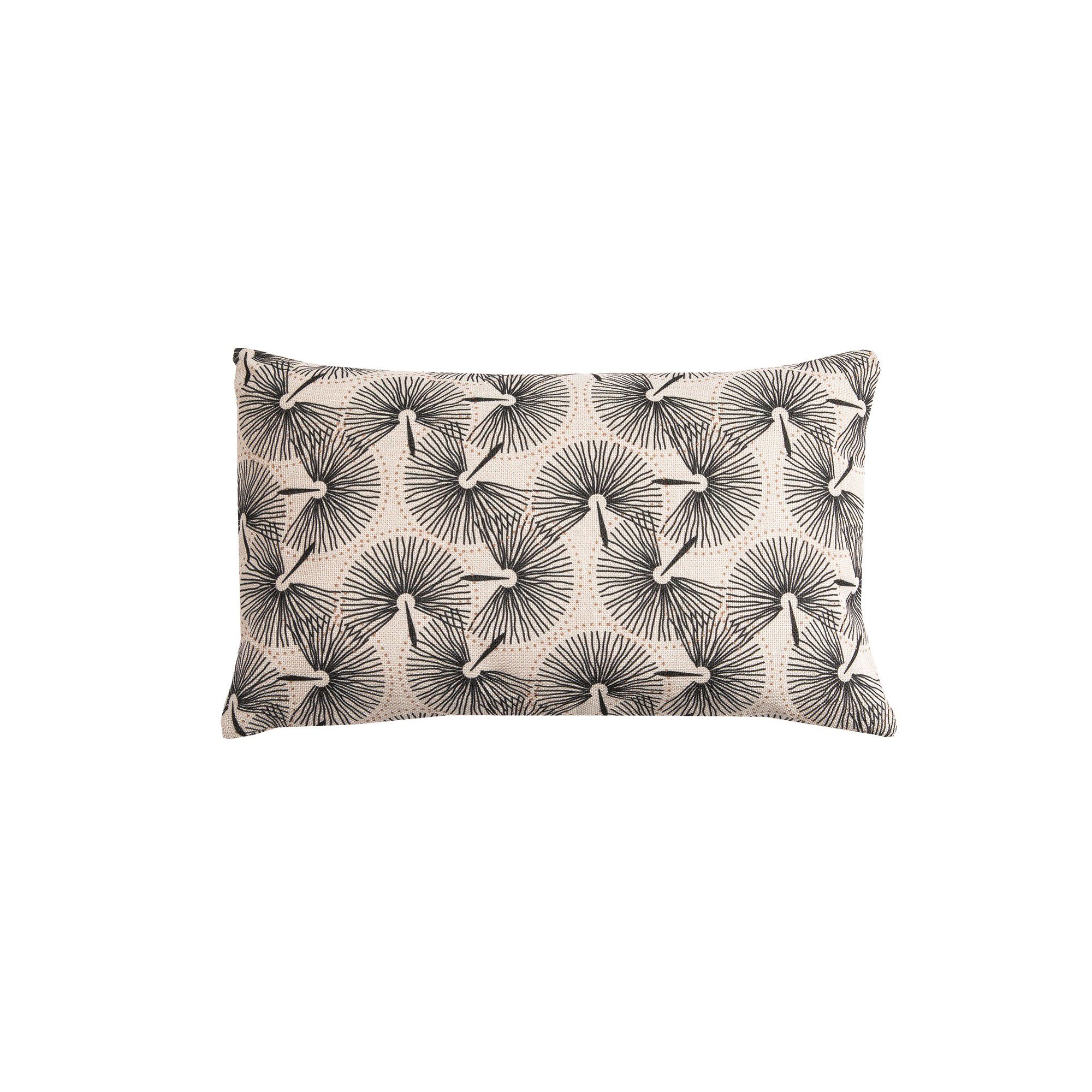 Coussin imprimé japonisant
