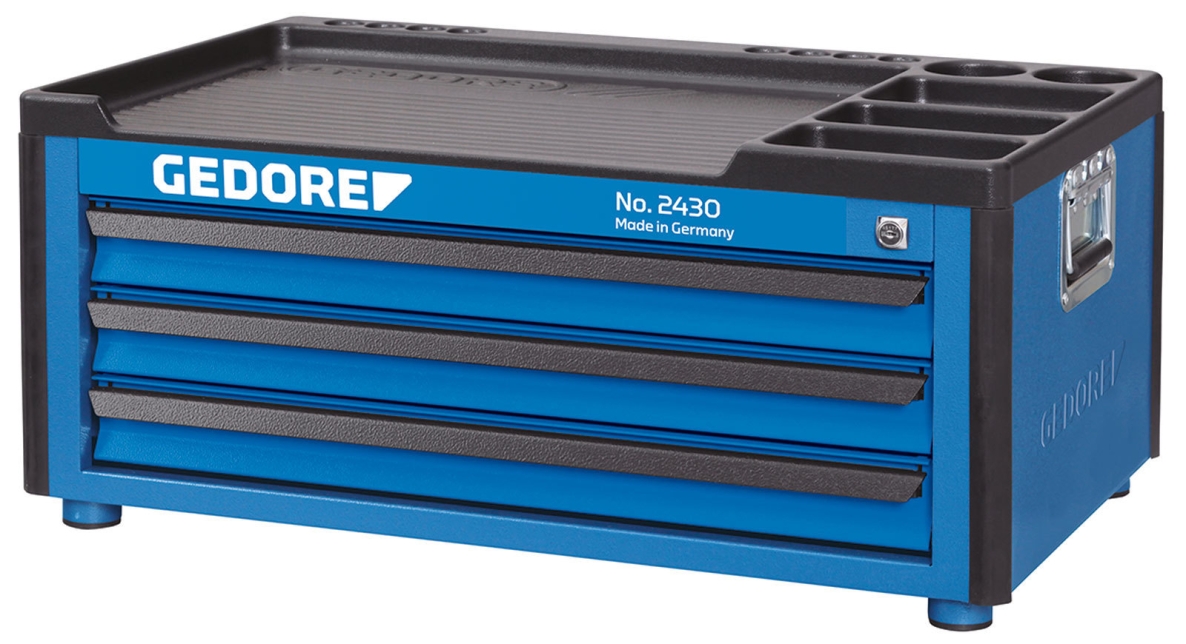 Gedore 1888927 2430 Cutie de scule cu 3 sertare