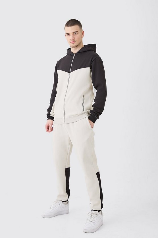 Tall Slim-Fit Colorblock Trainingsanzug