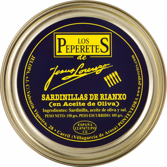 Los Peperetes Kleine Sardinen Rianxo 120g