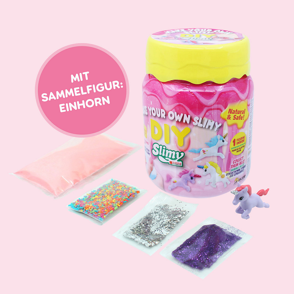 SLIMY® DIY Collectible - 500g Original Slimy Slime Spielschleim zum Selbermachen inkl. lustiger Sammelfigur