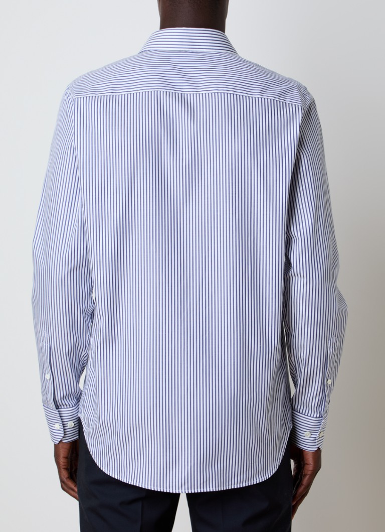 Oscar Jacobson Slim fit shirt with stripe print