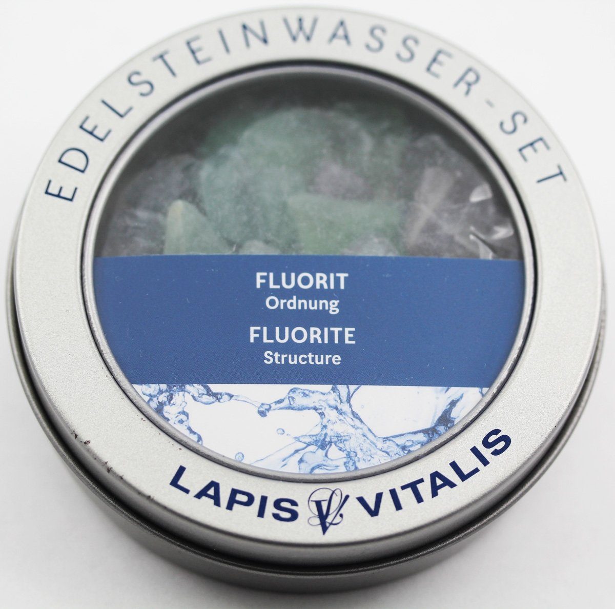 Berk Mineralstein Fluorit Wassersteine Ordnung Lapis Vitalis Berk W-225 Edelstein Was, (1-St)