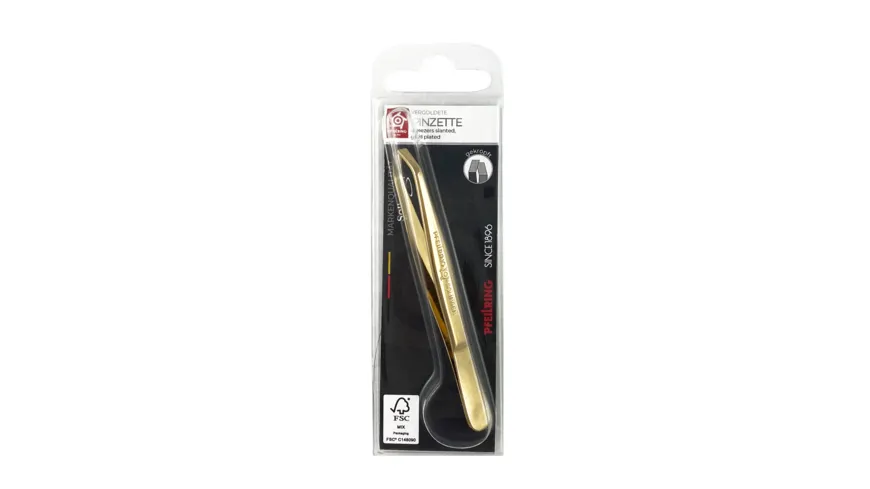 Pfeilring Pinzette gold