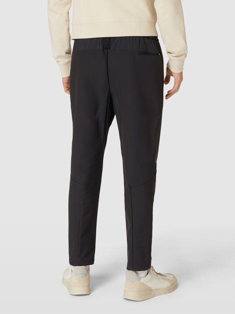 Sweatpants mit Label-Detail Modell 'Jax' in schwarz