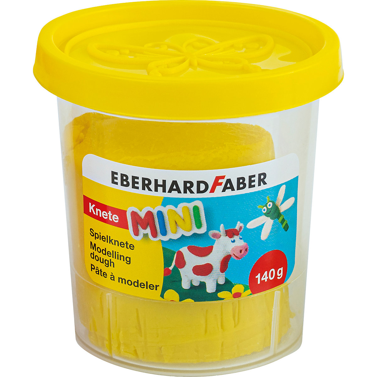 Mini Kids Spielknete Basisfarben, 4 x 140 g