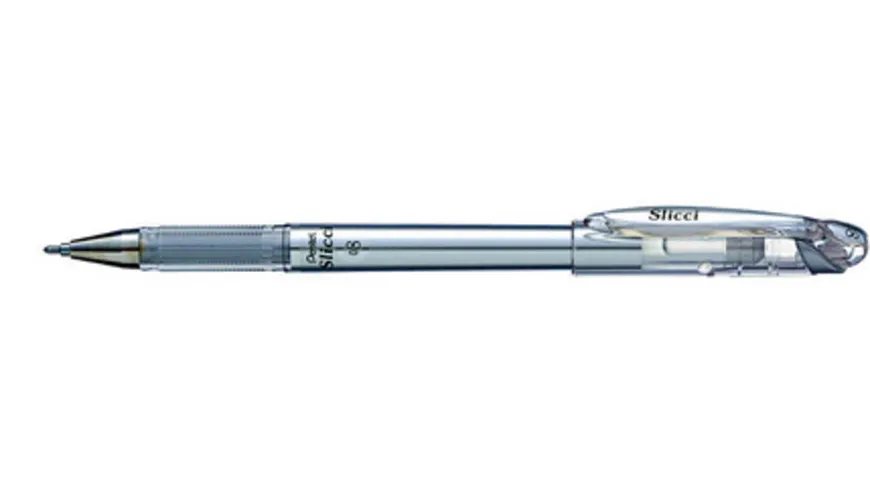 Pentel Tintenroller Slicci Metallic silber