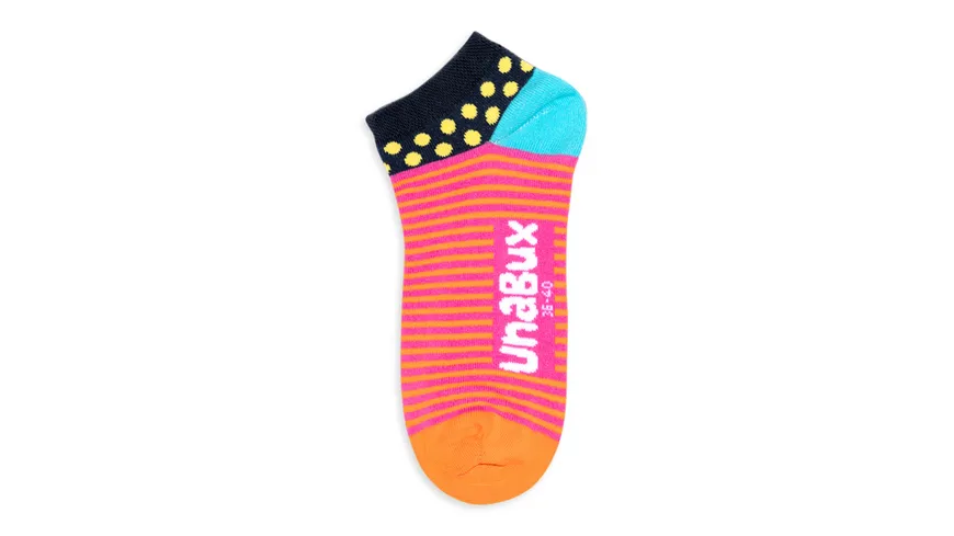 Unabux Unisex Sneaker Socken Luck Stripes Luck Stripes