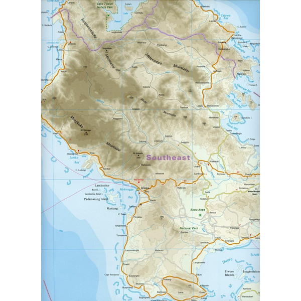Reise Know-How Landkarte Sulawesi 1:800.000 - Indonesien 4 - Straßenkarte