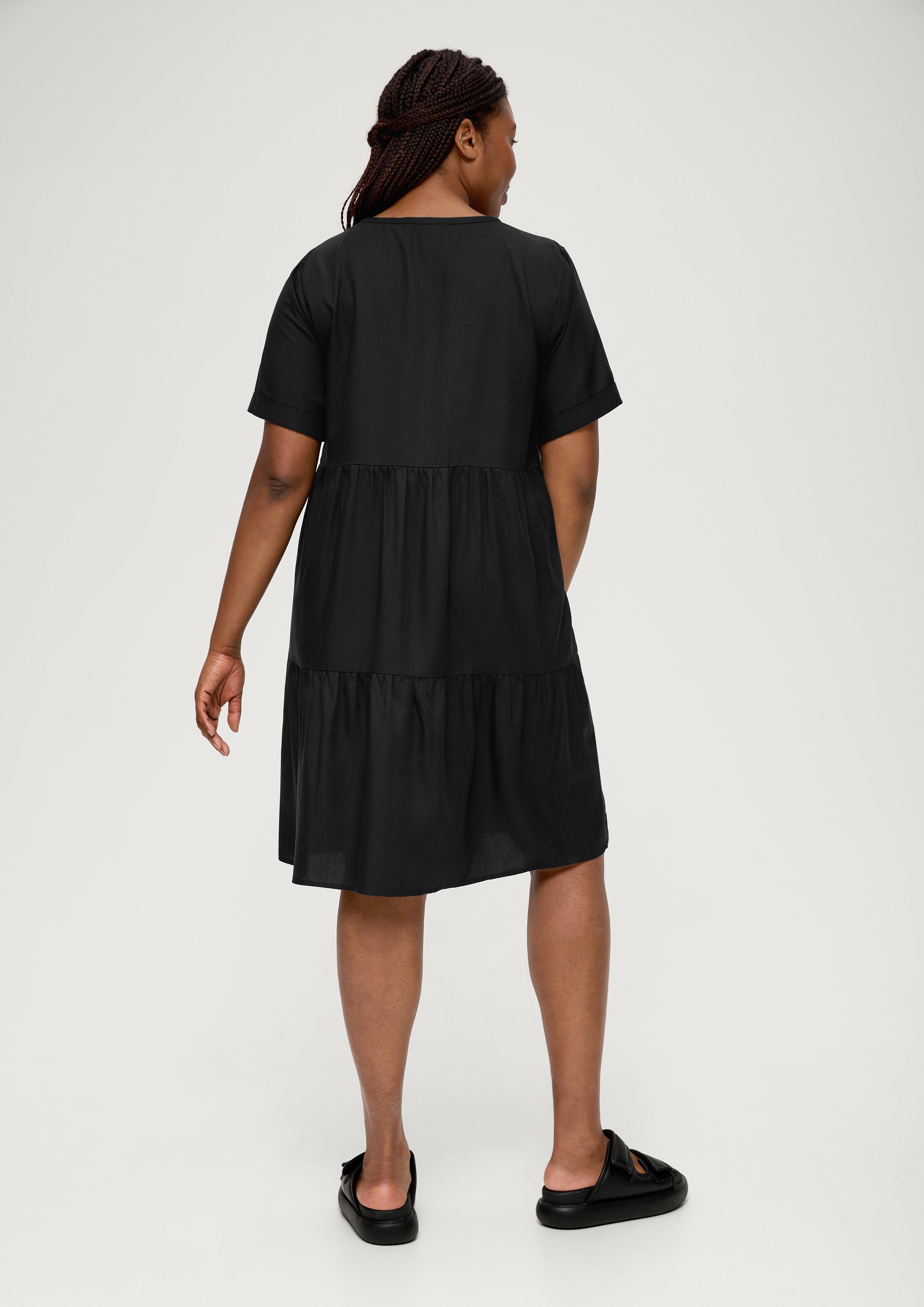 Stufenkleid aus Lyocell  2131603-9999