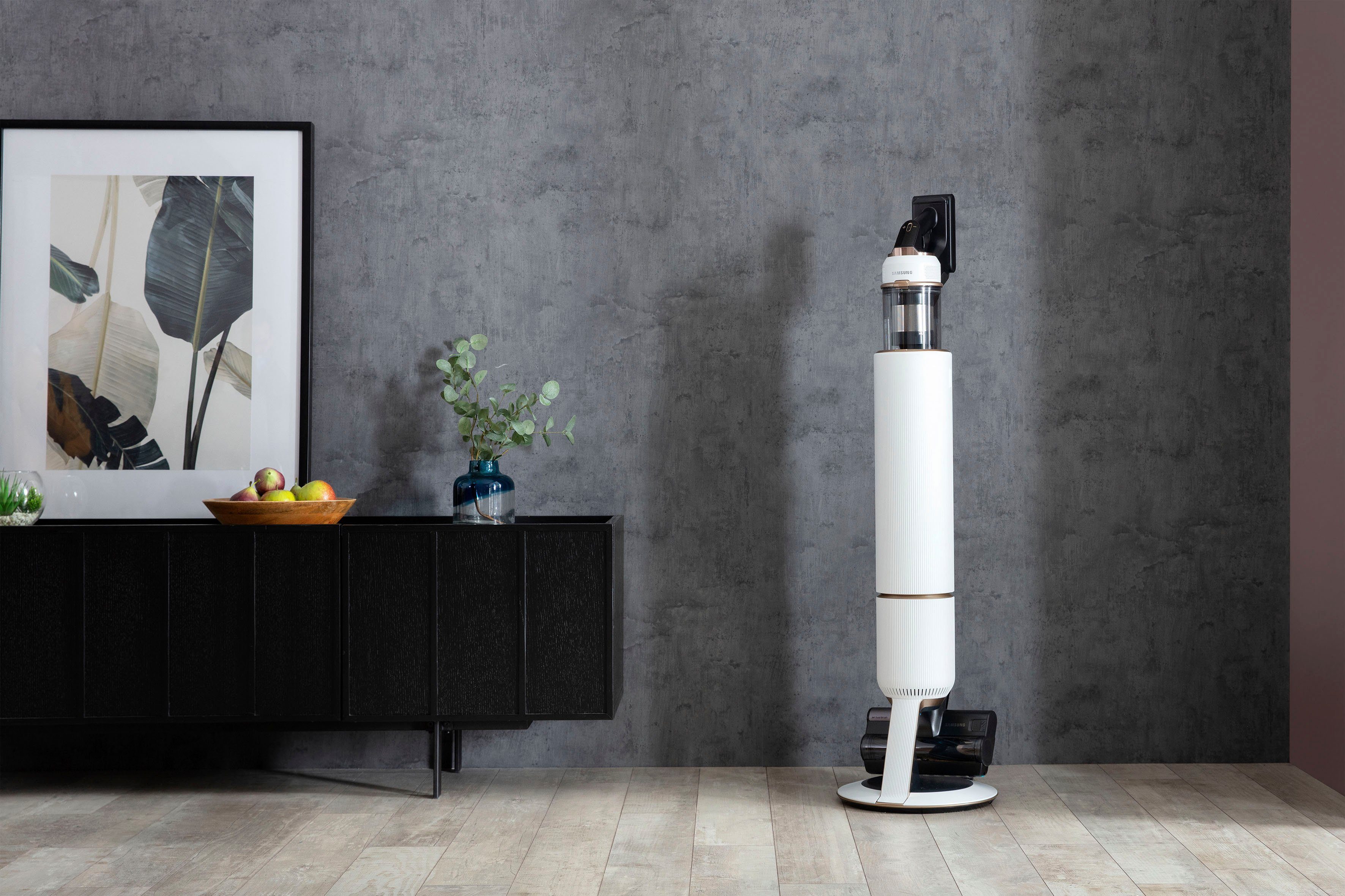 Samsung Akku-Bodenstaubsauger BESPOKE Jet complete VS20A95843W/WA, weiß, 580 W, beutellos