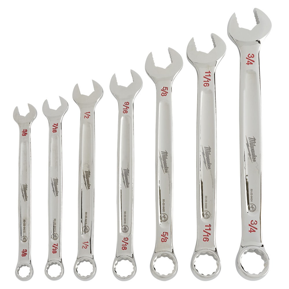 Conjunto de 7 chaves combinadas imperiais MILWAUKEE 48229407