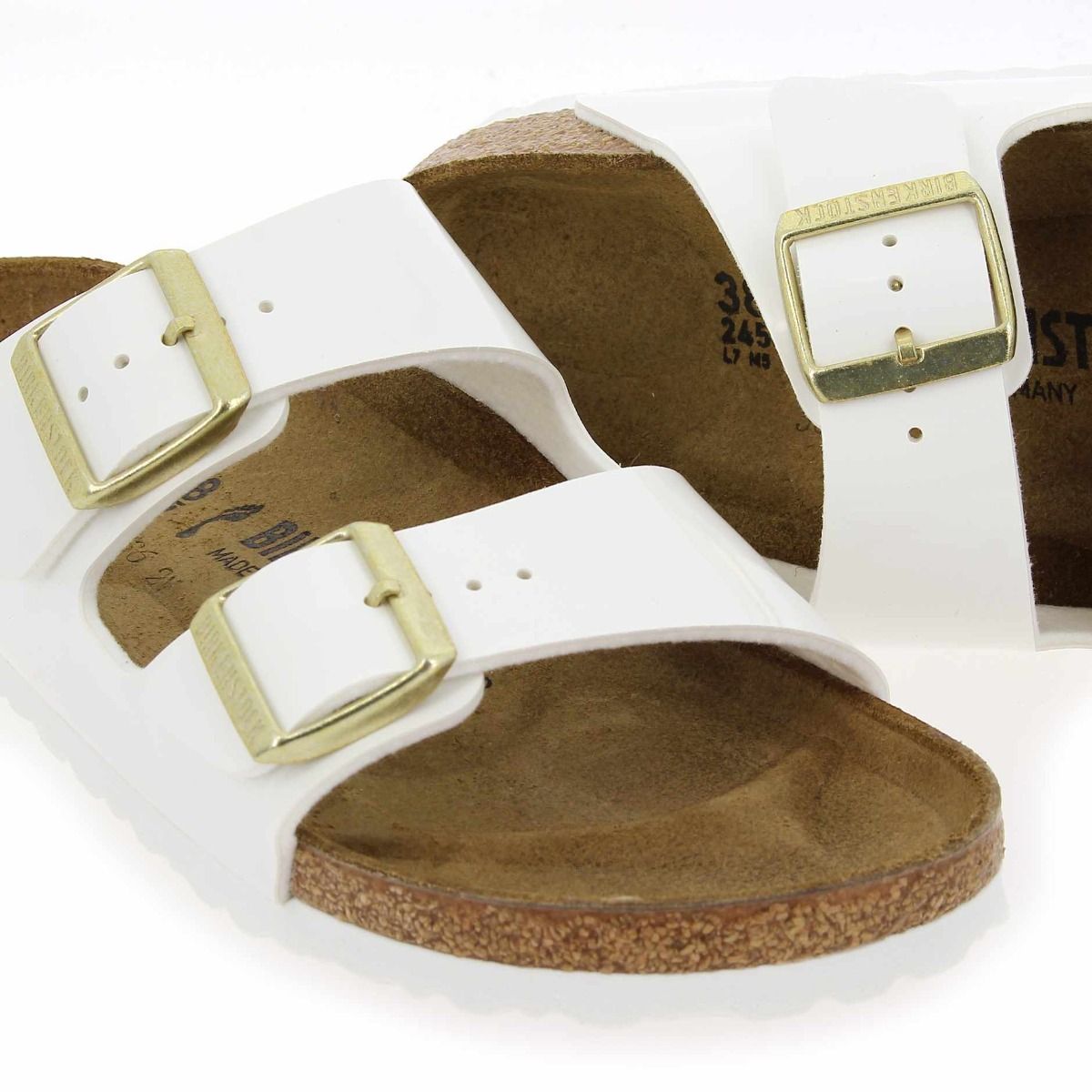Birkenstock  ARIZONA - blanc vernis