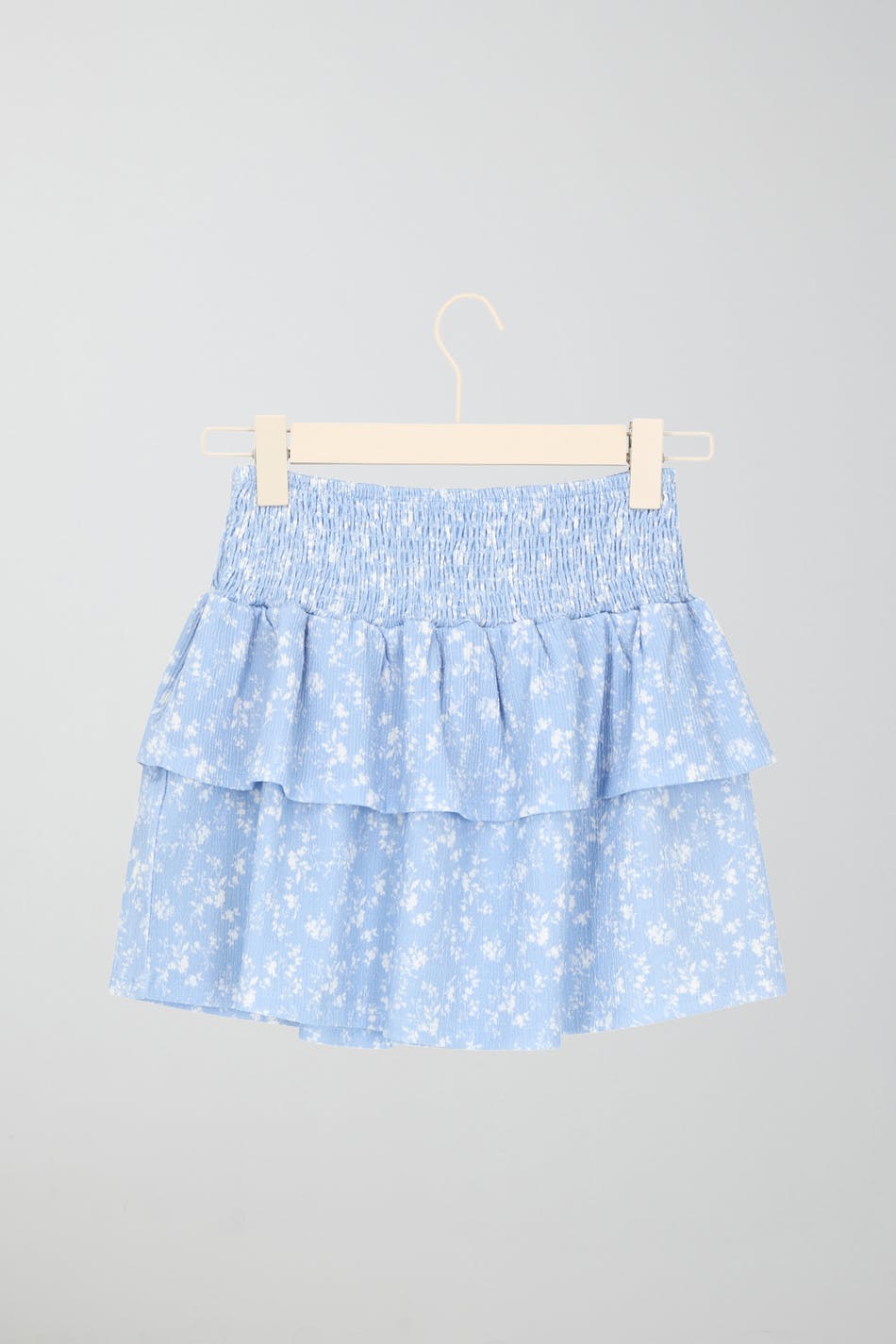 Y double frill skirt
