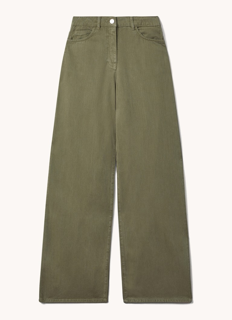 Reiss  Colorado high waist wide leg jeans met steekzakken